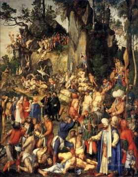  Nothern Oil Painting - Martyrdom of the Ten Thousand Nothern Renaissance Albrecht Durer